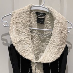 Black Sheering Vest size Small Jou Jou